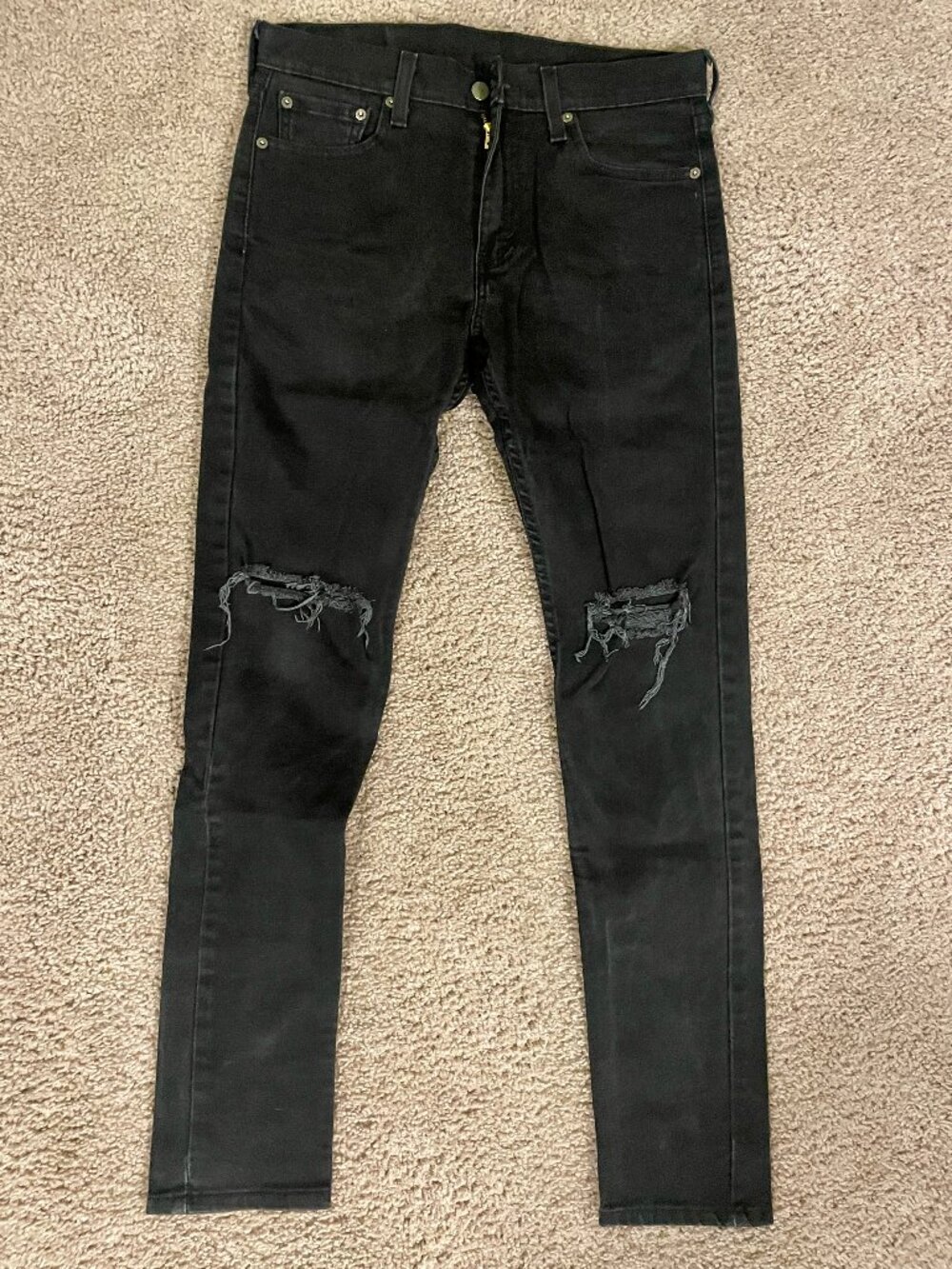 Levi's 30x34 510 Skinny Jeans (Black)